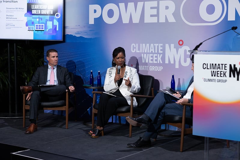 Maryland Secretary Serena McIlwain speaks on AI and climate at Climate Week NYC