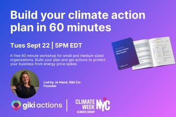 Build your Climate Action Plan in 60 minutes