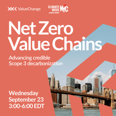 Net Zero Value Chains - From accounting to action: advancing credible Scope 3 decarbonization