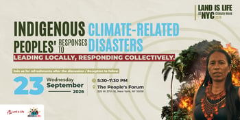 INDIGENOUS PEOPLES' RESPONSES TO CLIMATE-RELATED ENVIRONMENTAL DISASTERS