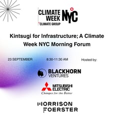 Kintsugi for Infrastructure;A Climate Week NYC Morning Forum