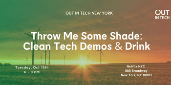 Throw me some Shade - Demos and Drinks with Clean Tech startups