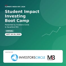 Student Impact Investing Boot Camp