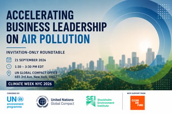 Accelerating Business Leadership on Air Pollution