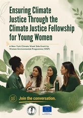 Ensuring climate justice through climate justice fellowship for young women