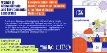 No Implementation without Equality: Women as the Foundation of the Future of Climate Multilateralism