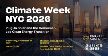 Plug-In Solar and the Consumer-Led Clean Energy Transition