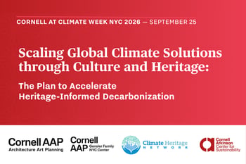 Scaling Global Climate Solutions through Culture and Heritage: The Plan to Accelerate Heritage-Informed Decarbonization
