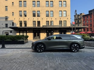 Lucid Award- Winning Electric Vehicle Demo Drives