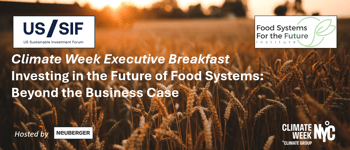 Investing in the Future of Food Systems: Beyond the Business Case