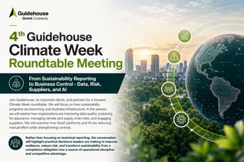 4th Guidehouse Climate Week Roundtable Meeting