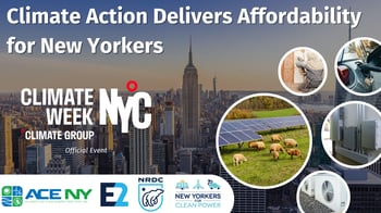 Climate Action Delivers Affordability for New Yorkers