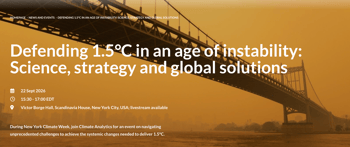 Defending 1.5°C in an age of instability: Science, strategy and global solutions