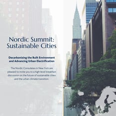 Nordic Summit: Resilient Cities - Decarbonizing the built Environment and Urban Electrification