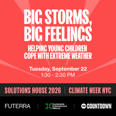 Big Storms, Big Feelings - Helping young children cope with extreme weather