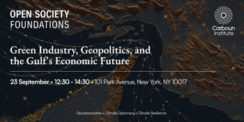 Green Industry, Geopolitics, and the Gulf's Economic Future