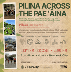 Pilina Across the Pae'āina: A Climate Week Gathering