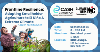 Frontline Resilience: Adapting Smallholder Agriculture to El Niño & Extreme Climate