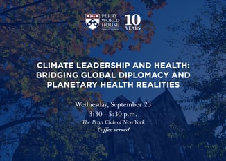 Climate Impacts on Global Health