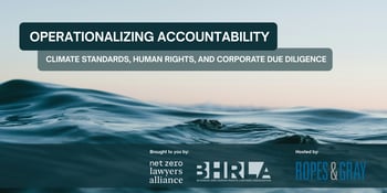 Operationalizing Accountability: Climate Standards, Human Rights, and Corporate Due Diligence