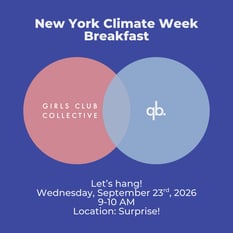 qb.+ GCC New York Climate Week Breakfast