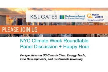 Perspectives on US-Canada Clean Energy Trade, Grid Developments, and Sustainable Investing