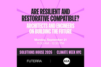 Resilient and Regenerative Design – Architects and policymakers on building the future
