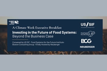 Investing in the Future of Food Systems: Beyond the Business Case