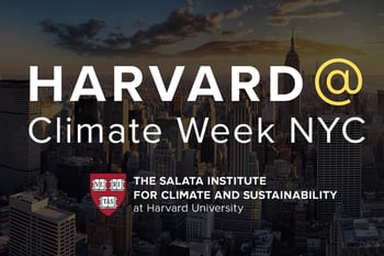 Harvard @ Climate Week NYC