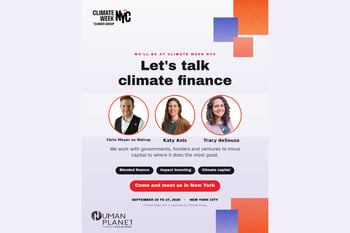 Moving Capital at Scale for ​Climate and Care