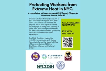 Roundtable with New York City Deputy Mayor Julie Su on Protecting Workers from Extreme Heat
