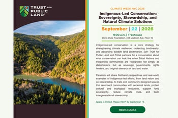Indigenous-Led Conservation: Sovereignty, Stewardship, and Natural Climate Solutions​​