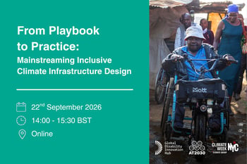 From Playbook to Practice: Mainstreaming Inclusive Climate Infrastructure Design