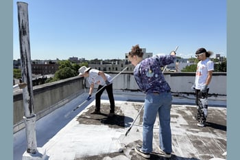 NYC CoolRoofs Volunteer Coating Day: Queens
