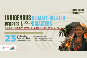 INDIGENOUS PEOPLES' RESPONSES TO CLIMATE-RELATED ENVIRONMENTAL DISASTERS