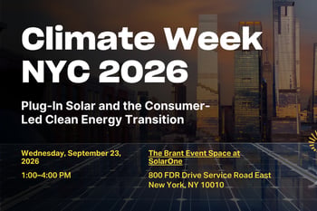 Plug-In Solar and the Consumer-Led Clean Energy Transition