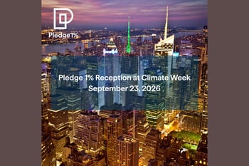 Pledge 1% Climate Week Reception