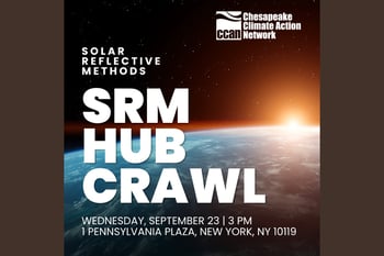 SRM Hub Crawl: Building a Community for Responsible Solar Reflective Methods Research and Governance