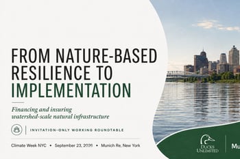 From Nature-Based Resilience to Implementation: Financing and Insuring Watershed-Scale Natural Infrastructure