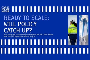 Towards COP31 Event with Neste and Outokumpu