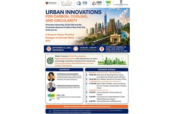 Urban Innovations for Carbon, Cooling, and Circularity: A Science-Policy-Practice Dialogue at Climate Week NYC