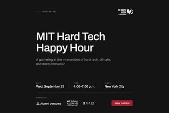 MIT Hard Tech Happy Hour