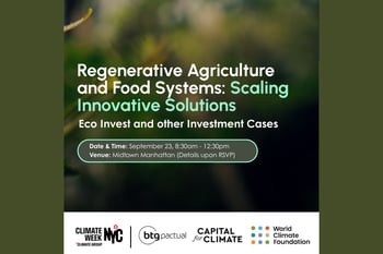 Regenerative Agriculture and Food Systems: Scaling Innovative Solutions — Eco Invest and other Investment Cases