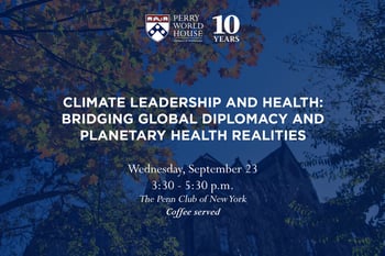 Climate Impacts on Global Health