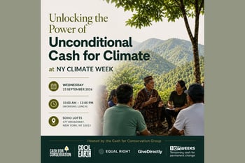 Unlocking the Power of Unconditional Cash for Climate