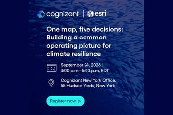 One Map, Five Decisions: Building a Common Operating Picture for Climate Resilience