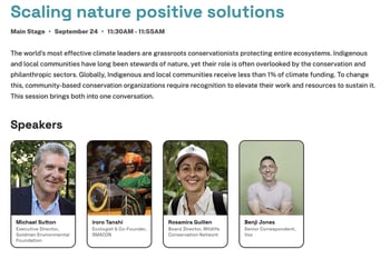 Scaling Nature Positive Solutions