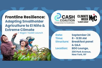 Frontline Resilience: Adapting Smallholder Agriculture to El Niño & Extreme Climate