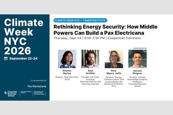 Rethinking Energy Security: How Middle Powers can Build a Pax Electricana