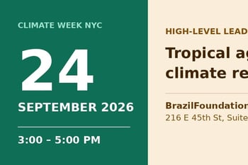 High-Level Leadership Roundtable for Tropical Agriculture